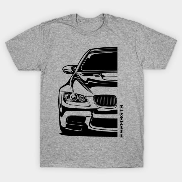 E92 M3 GTS T-Shirt by idrdesign